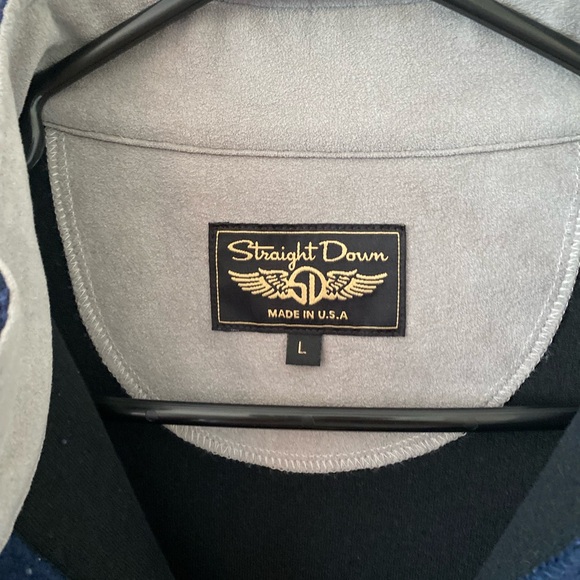 Straight Down Quarter zip. Men’s large color is navy - Picture 2 of 5